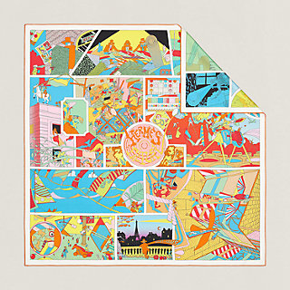 Hermès Factory double face scarf 90 | Hermès Singapore